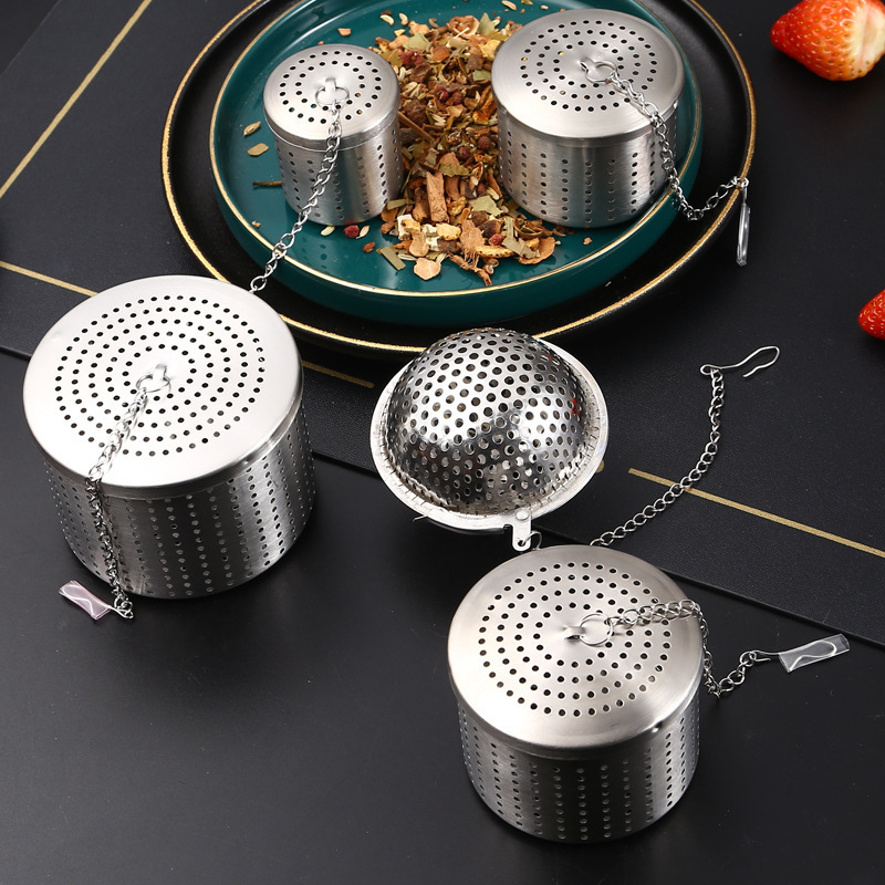 Hot sale new multifunctional 18/8 stainless steel tea maker marinated ball soup hot pot kitchen ball leakage treasure tea filter