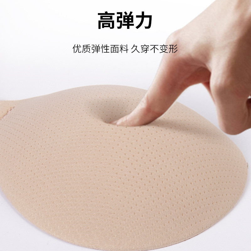 New Arrival Breathable Bra Sexy Front Buckle Sticky Round Cup Bra Reusable Backless Wireless Strapless Adhesive Invisible Bra