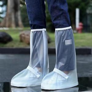 Foldable Reusable Outdoor Travel Wear Light Weight PVC Waterproof non-slip Rain Boot Shoe Covers