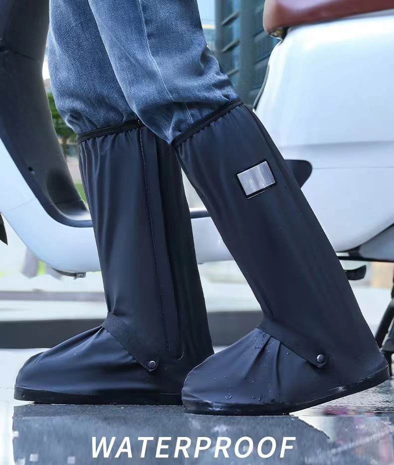 Foldable Reusable Outdoor Travel Wear Light Weight PVC Waterproof non-slip Rain Boot Shoe Covers