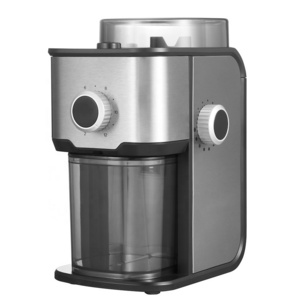 40mm Flat Burr 14 Precise Grind Setting Brushed Stainless Steel Portable Household Coffee Grinder