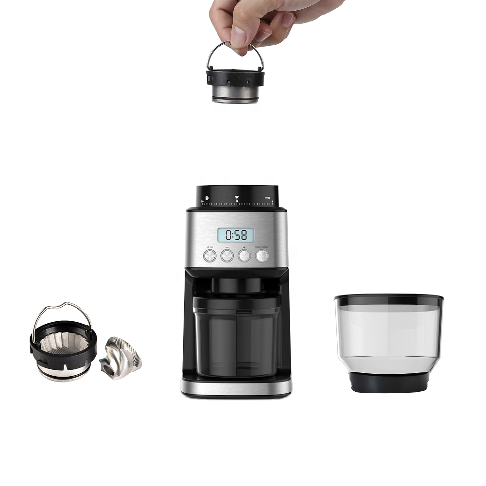 31 Precise Grind Setting Stainless Steel Detachable Design Easy Cleaning Espresso Coffee Grinder