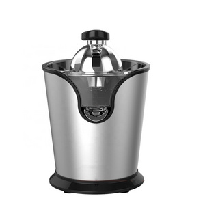 Electric Citrus Juicer Stainless Steel 160 Watts Rubber Handle And Cone Lid For Easy Use One-Size-Fits-All Juice Cone