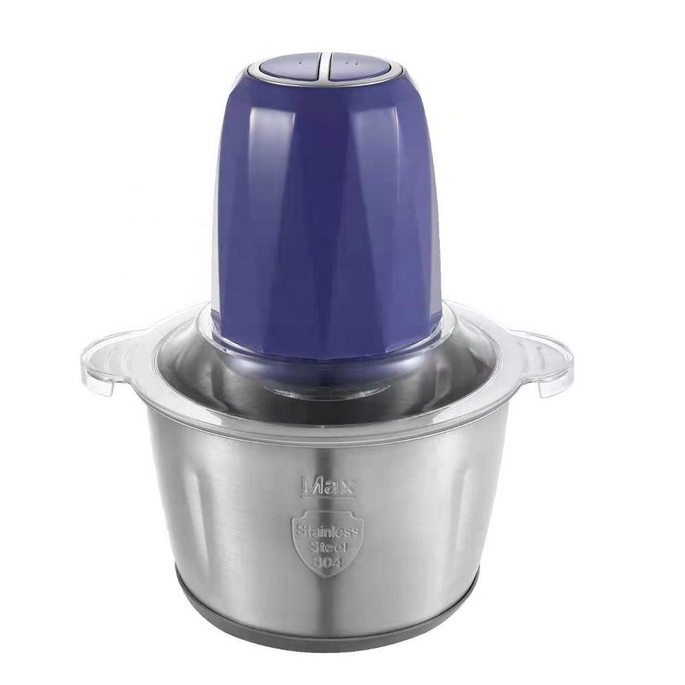 2 Speeds Electric 2 L Capacity High Quality Glass Chopping Bowl Household Food Chopper