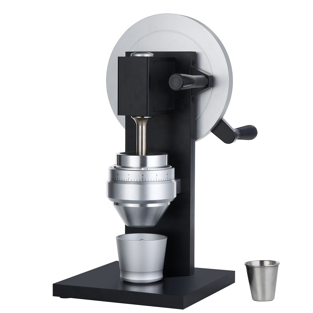 83mm Big Conical Burr Coffee Grinder Spresso Machine Manual CG1846 Hand Operated Coffee Mill Grinder, Aluminum Stainless Steel