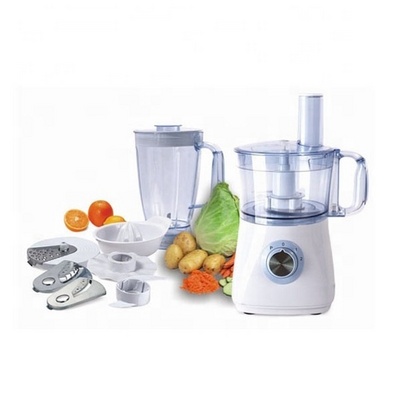 750W Electric Food Processor with Blender Chopper Juicer Dough Kneader Shredder Slicer Attachments