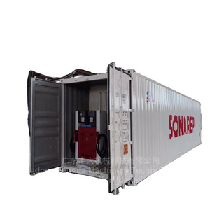 Fengda 20 m3 40 m3 Containerized Mobile Portable diesel filling fuel petrol station