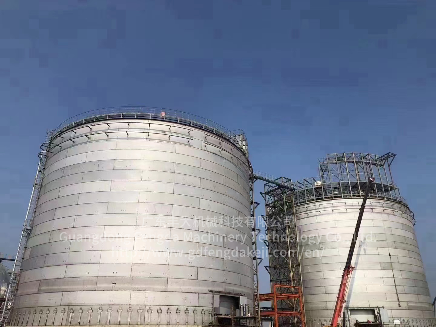 Fengda 20000 m3 - 200000 m3 Large scale diesel fuel water liquid storage tank fixed roof floating roof tank