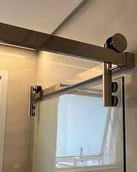 FENGZE Shower Door Hardware Corner Sliding Glass Door System Box Moove Sliding Door Shower Kit