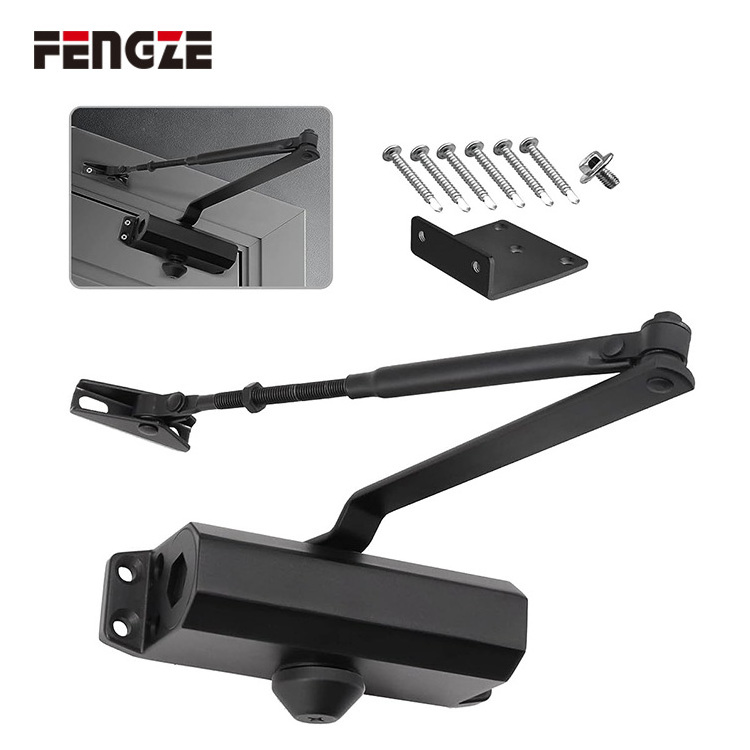 FENGZE Smart Automatic Hydraulic Door Closer Sliding Glass Door Hardware Door Window Accessories