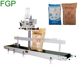 Vertical pneumatic rice bag sealing machine for heavy bag