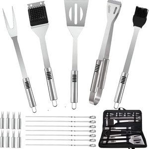 wholesale outdoor grill accessories stainless steel bbq grill tool set bbq set barbecue tools