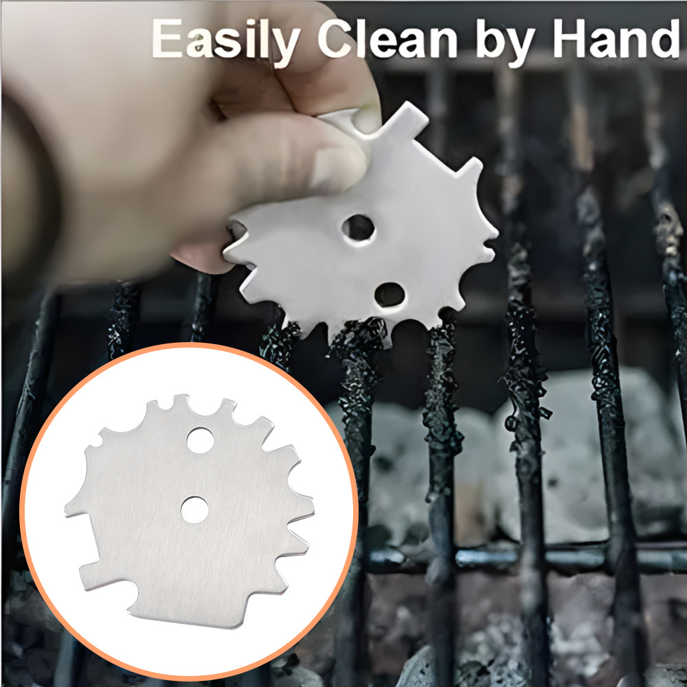 BBQ grilling Accessories stainless steel bbq grill scraper for cleaning Bristle Free BBQ Grill Cleaner tools