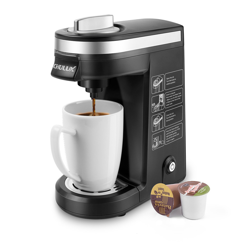 Commercial Coffee Machine 3.5 Bar Pump Reusable Cupsule Single Serve Cup Cafetera Maker