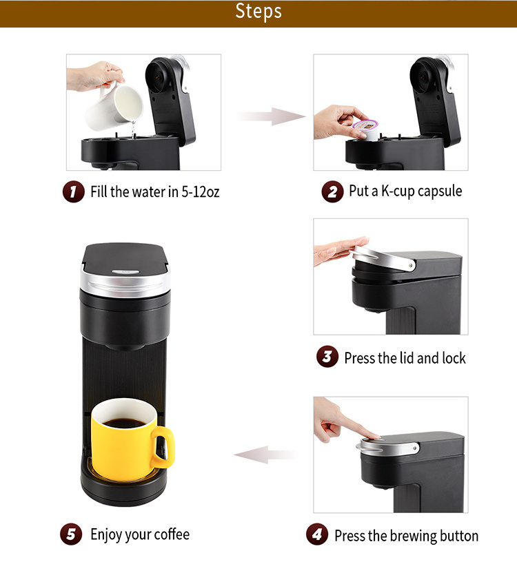 Popular High Quality Home Office K Cup Capsule Coffee Makers