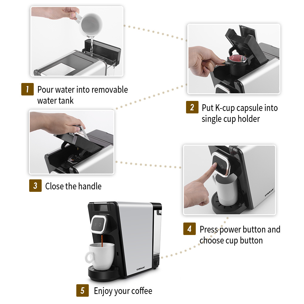 Automatic coffee machine expresso one cup coffee machine with home