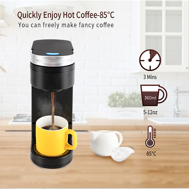 High Quality Portable Automatic Home Office Hotel K Cups Single Serve Coffee Maker