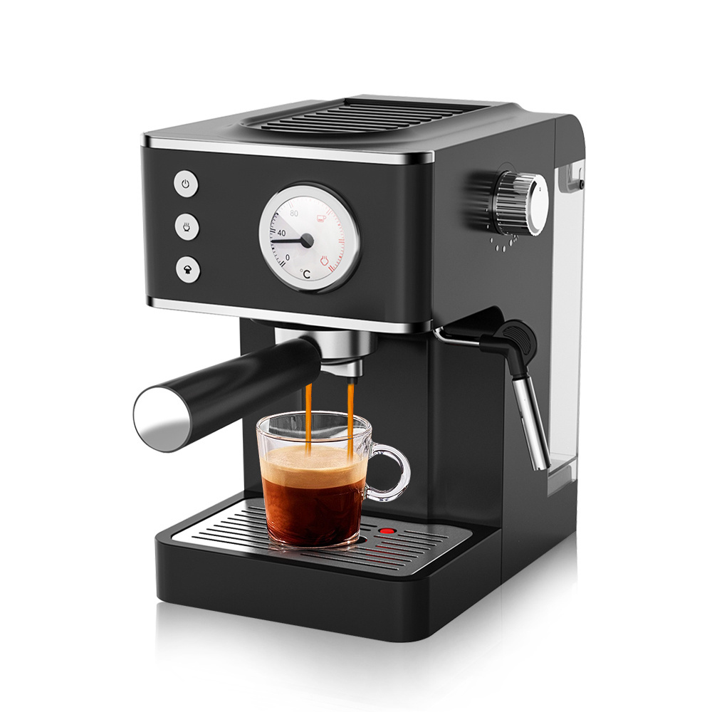 20-bar Espresso Coffee Machine with a 2-in-1 Coffee Maker and Milk  frother