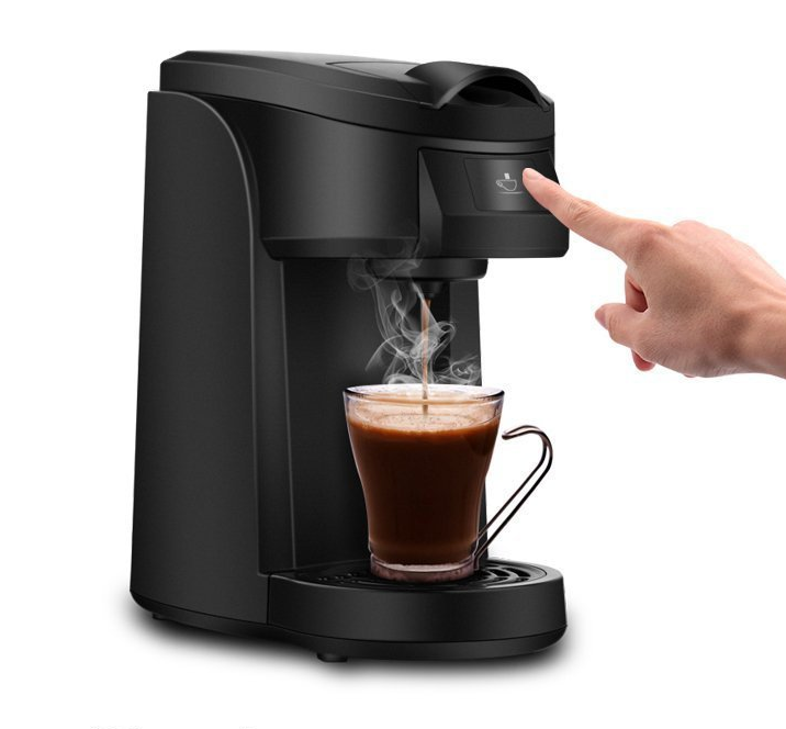 CM802 Mini Single Cup Serve Coffee Maker Machine Portable K Capsule Coffee Machine 360ML Water Tank