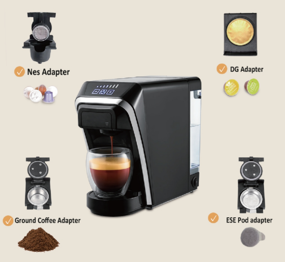 Portable Coffee Maker Italy ODE Pump Multifunctional Capsule Coffee Machine