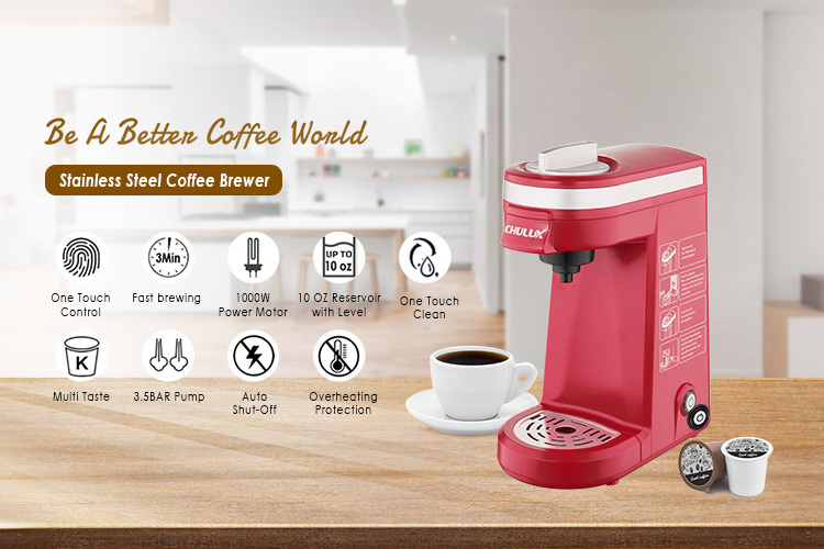 Coffee Brewer Machine Single Serve K Capsule Ground Coffee Machine Pods Coffee Maker Electric