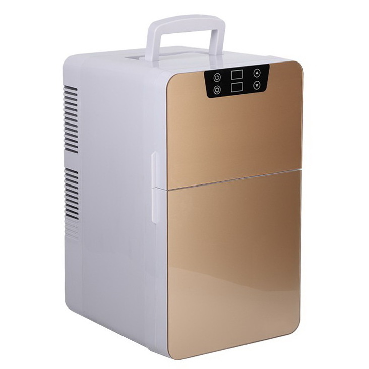 Durable and high quality Double glazed door portable mini fridge Plastic mini fridge