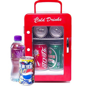 New12 volt  refrigerator cooler box mini for bedroom drink chiller portable refrigerator car fridge Refrigerator