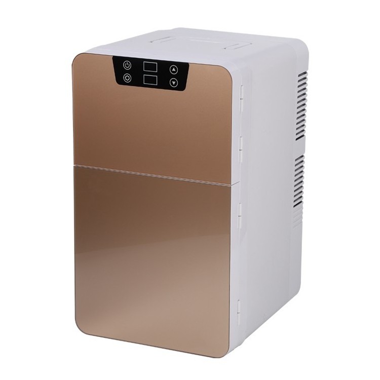 Durable and high quality Double glazed door portable mini fridge Plastic mini fridge