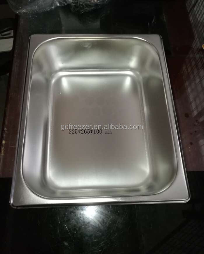 3L/5L/7L Stainless Steel Pan/ Ice cream container for Gelato Display freezer