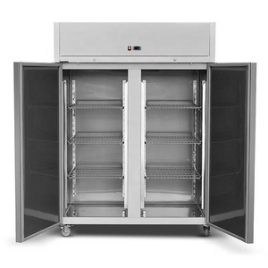 Commercial stainless steel upright chiller Hotel Kitchen Equipment Refrigerator Freezer