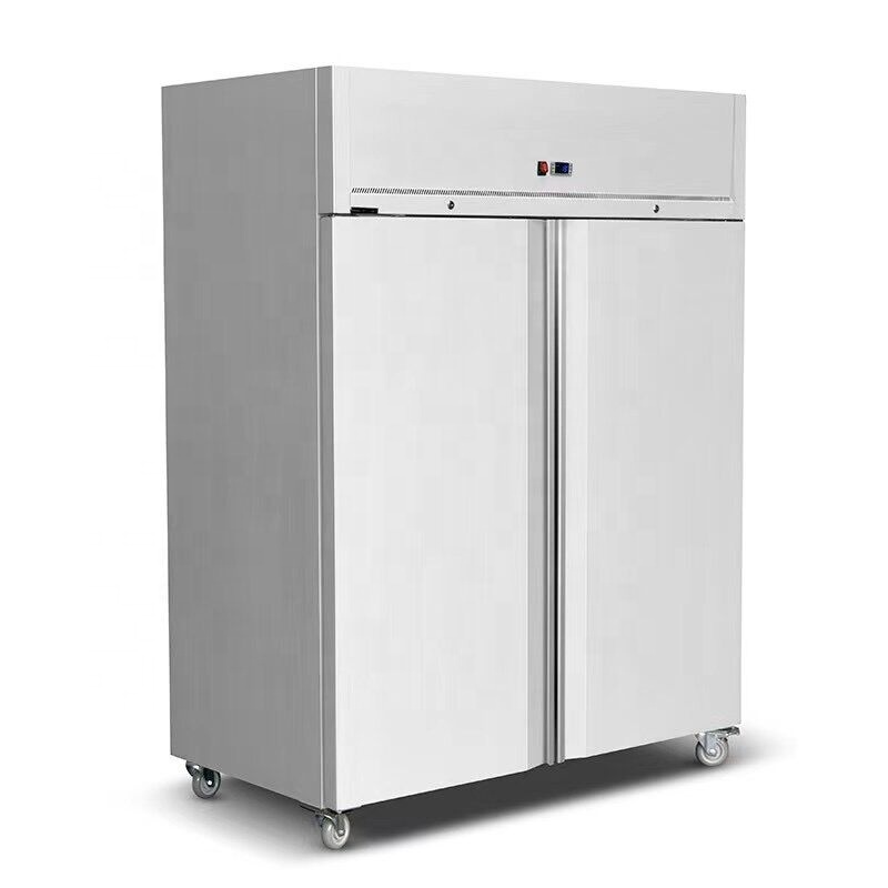 Commercial stainless steel upright chiller Hotel Kitchen Equipment Refrigerator Freezer