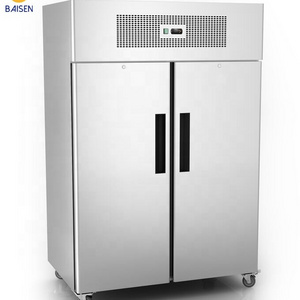 Restaurant fridge Hotel Kitchen stainless steel French door bottom freezer refrigerator