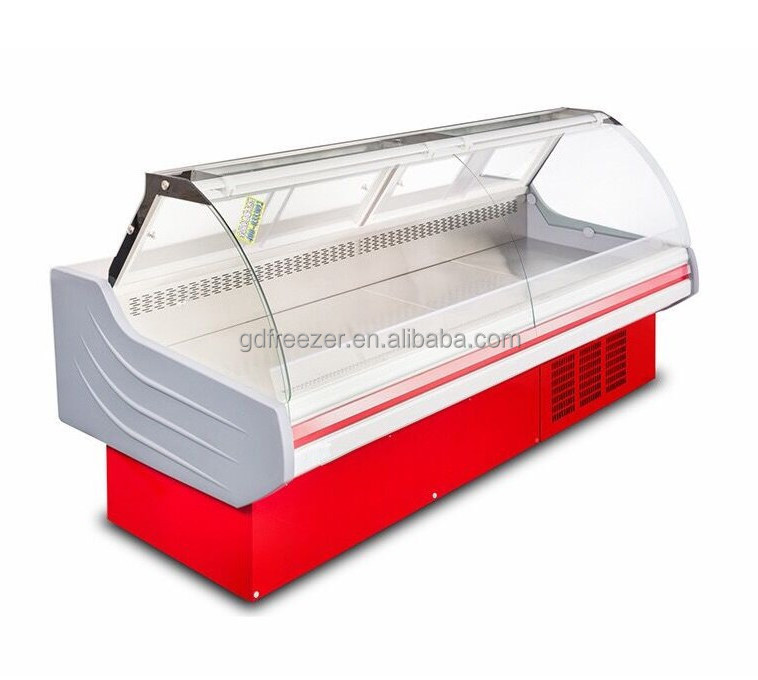 Commercial Meat display Chiller / Supermarket fresh meat display fridge Deli Showcase Refrigerator