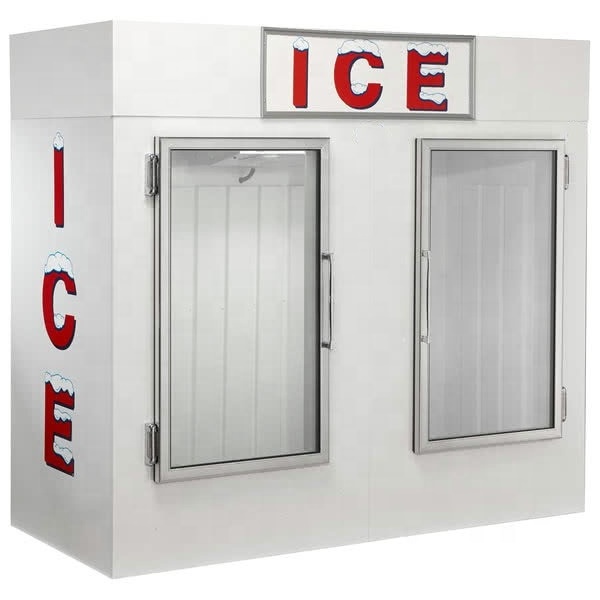 Indoor / Outdoor bagged ice merchandise/ice storage bin freezer