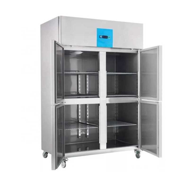 Restaurant upright freezer/Stainless steel Kitchen refrigerator