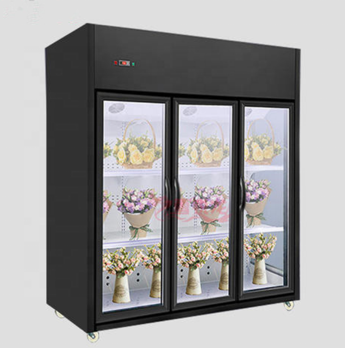 Luxury flower shop display fridge Air Cooler refrigerator for flowers