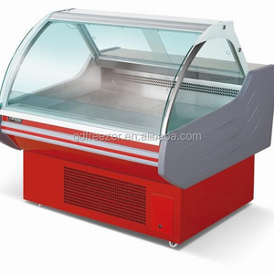 Commercial Meat display Chiller / Supermarket fresh meat display fridge Deli Showcase Refrigerator