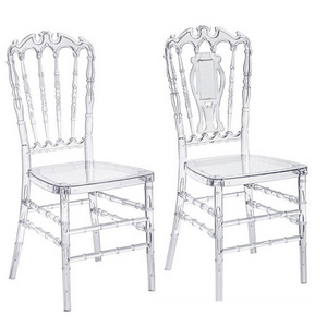 Wholesale transparent resin napoleon Chiavari Chairs wedding chair chavari party tiffany chivari chairs clear acrylic hotel