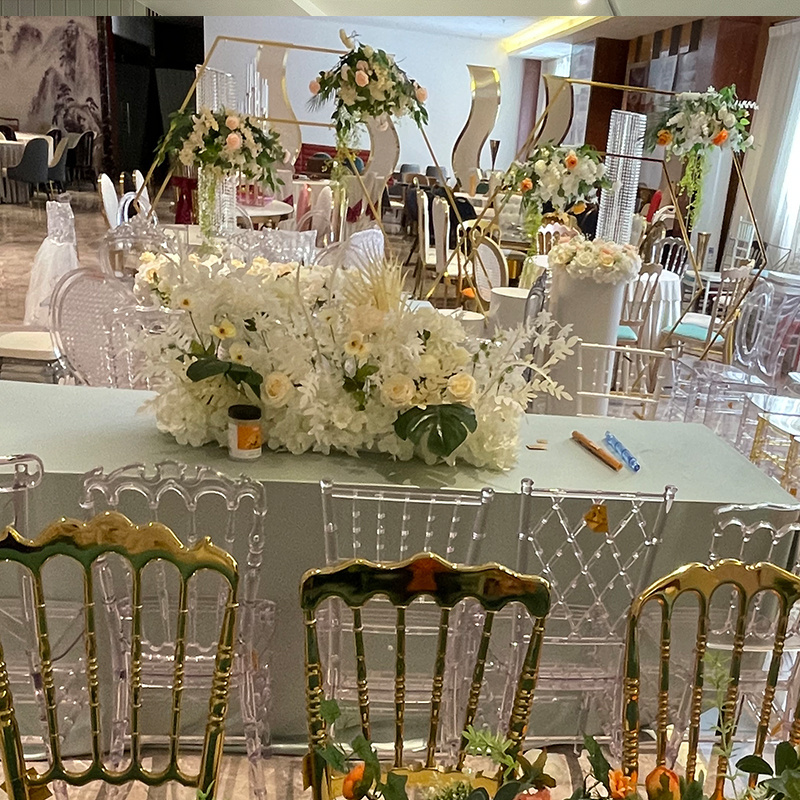 Stacking Chiavari Tiffany Chairs White Gold Wedding Chair Party Tiffanychairs Chivari Chair Chavari Napoleon Wholesale Metal 100