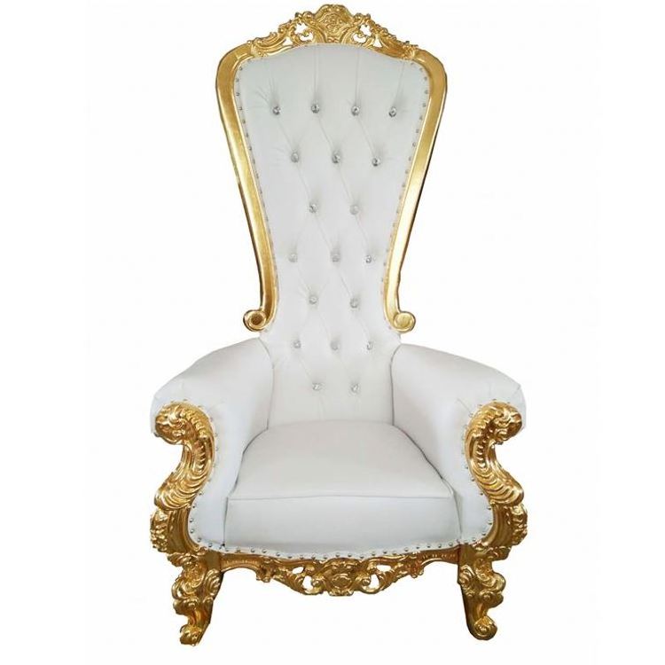 King Throne Chair Rose Gold Spa Luxury+pedicure+chair Luxury Royal Wedding Wood Modern Hotel Chair Hotel Furniture Wooden Throne