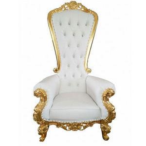 King Throne Chair Rose Gold Spa Luxury+pedicure+chair Luxury Royal Wedding Wood Modern Hotel Chair Hotel Furniture Wooden Throne