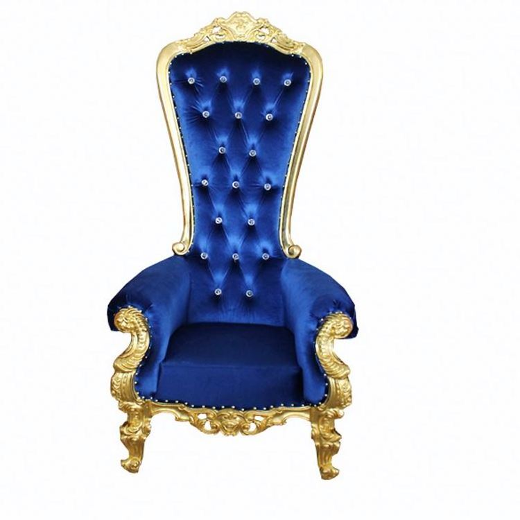 King Throne Chair Rose Gold Spa Luxury+pedicure+chair Luxury Royal Wedding Wood Modern Hotel Chair Hotel Furniture Wooden Throne