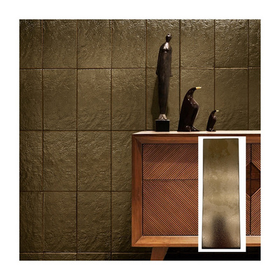 Factory best-selling bronze gold glazed wall tiles ceramic floor golden ceramic tiles for living room kitchen washing room hotel