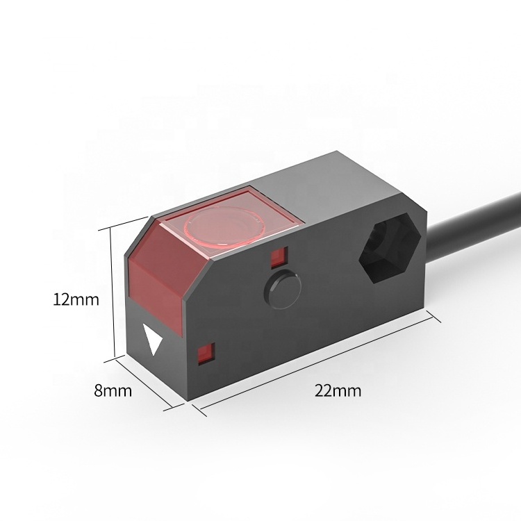 FUWEI FGN08-150NT Through Beam Photoelectric Sensor Accurate Detection Small Square Photoelectric Switch