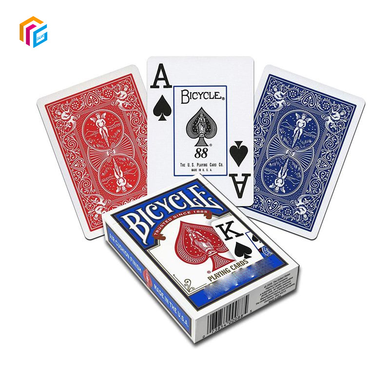 Custom Full Color Printed PVC Waterproof & Tear Proof Poker 100% Plastic Playing Card