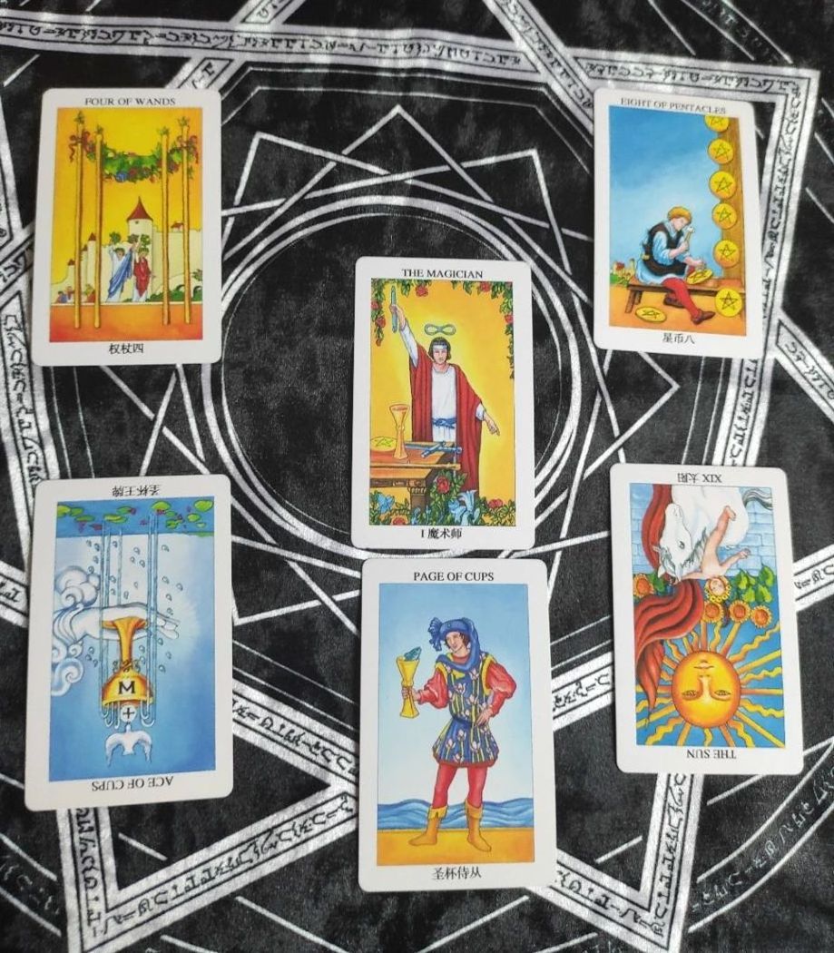 OEM Custom print your own Oracle Taror Cards  Custom Printing Paper Tarot Cards With  Instructions Board Game