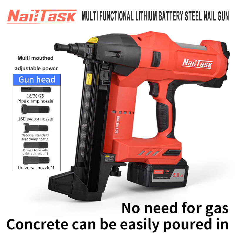 air nail gun roofing pneumatic  automatic fastening cordless concrete  electric drive steel nailer gun