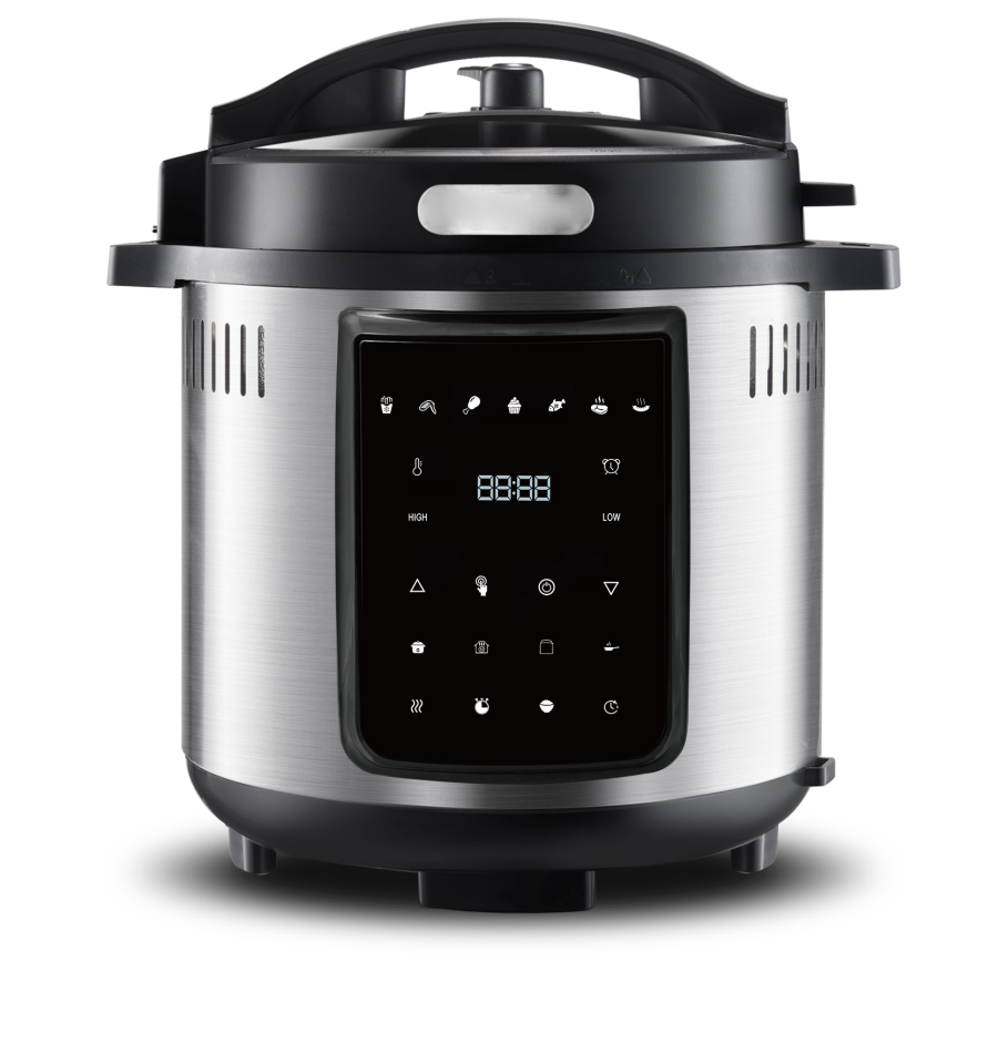 Smart Home Kitchen Appliance  6L Electric Air Fryer Pressure Cooker 2 in 1, slow cooker,rice,stew,steam and more