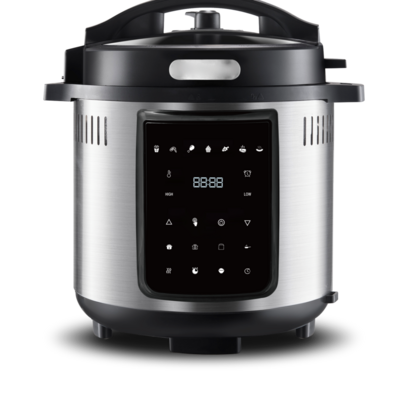 Smart Home Kitchen Appliance  6L Electric Air Fryer Pressure Cooker 2 in 1, slow cooker,rice,stew,steam and more