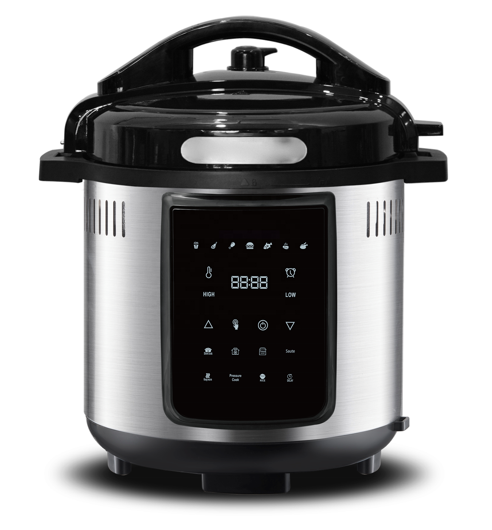 GTAP06-DA1  One-Lid design 2 in 1 Slow Cook,Steamer, Saute, Electric Air fryer pressure cooker